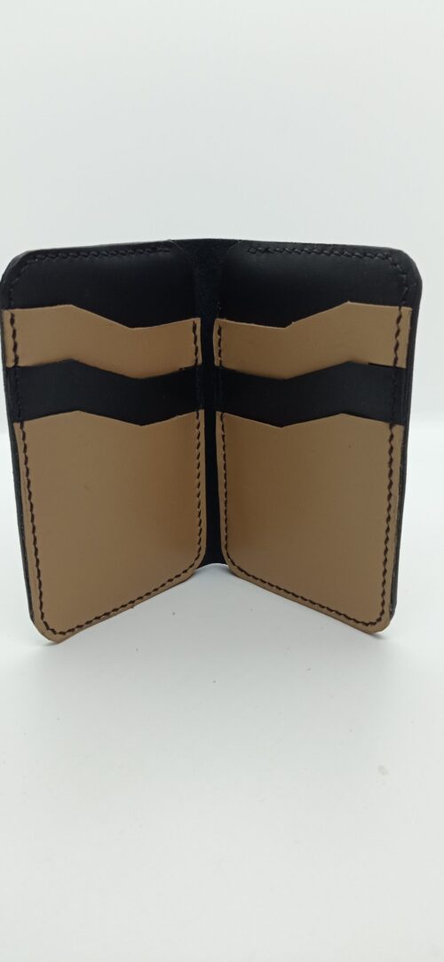 Portefeuille bicolore sans œillet – Image 3