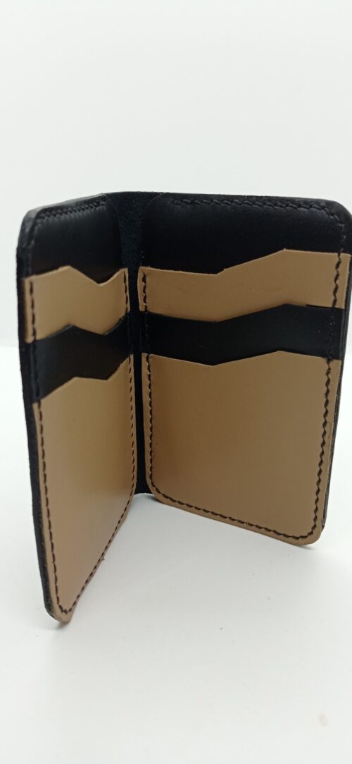 Portefeuille bicolore sans œillet – Image 4