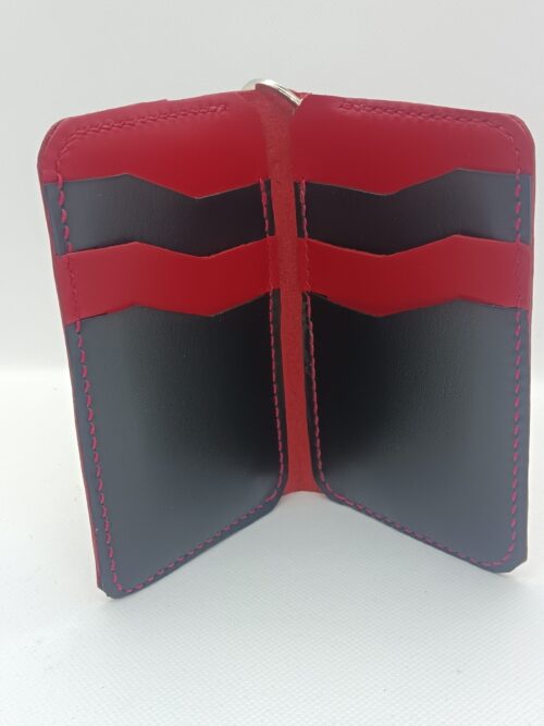 Portefeuille bicolore avec œillet – Image 13