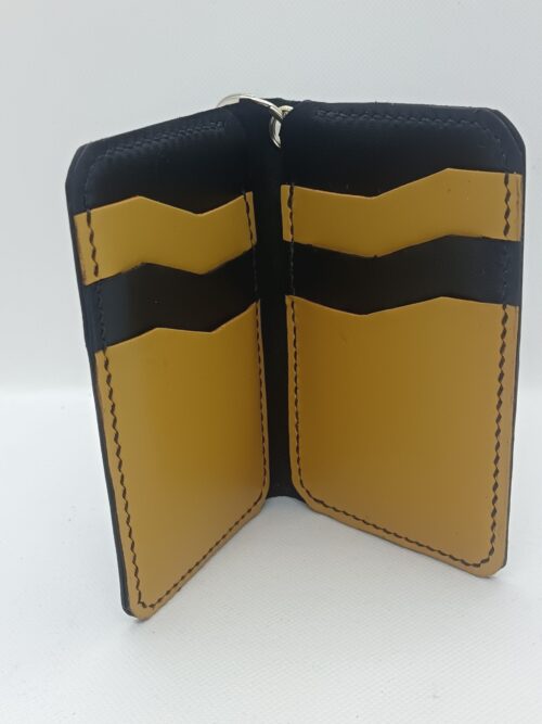 Portefeuille bicolore avec œillet – Image 6