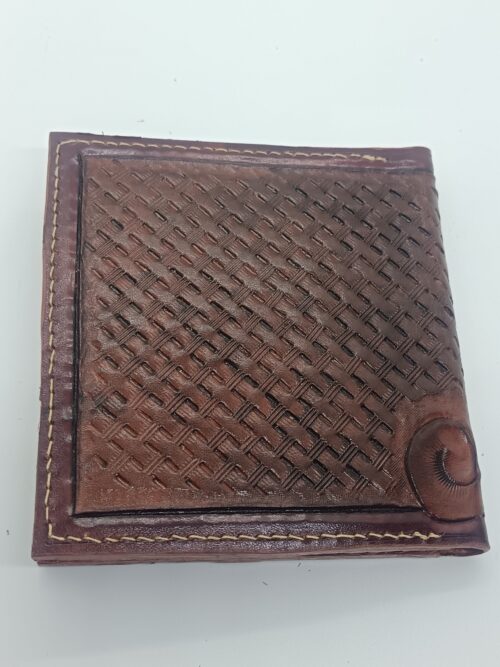 Portefeuille en cuir repoussé – Image 5