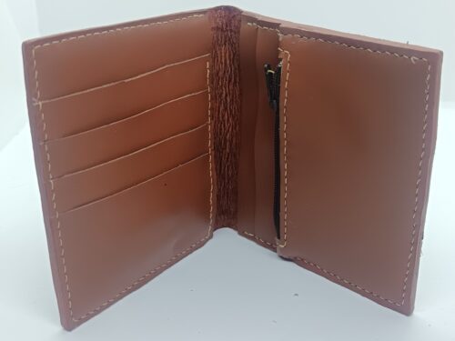 Portefeuille en cuir repoussé – Image 4