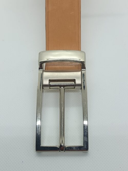 Ceinture cuir tannage végétal teinte naturelle – Image 2