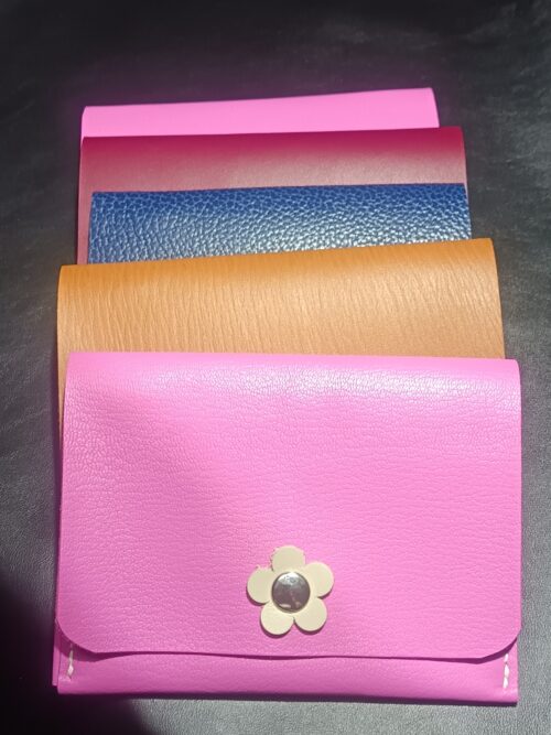 Pochette en cuir multi cartes et porte monnaie – Image 3
