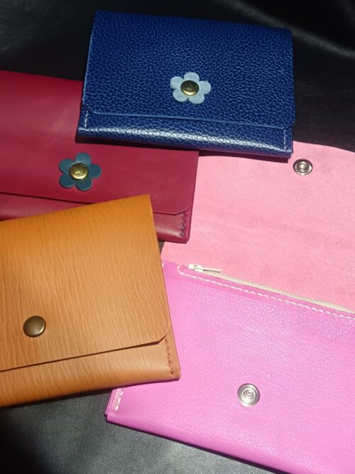 Pochette en cuir multi cartes et porte monnaie – Image 21