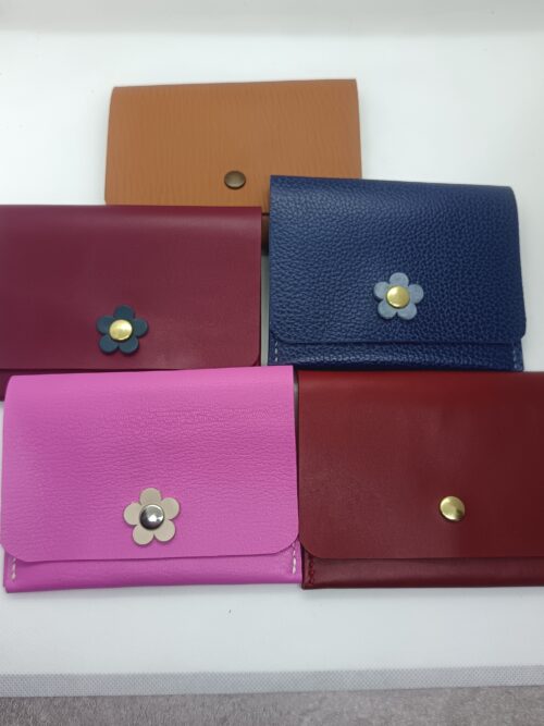 Pochette en cuir multi cartes et porte monnaie – Image 22