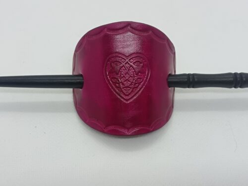 Barrette à cheveux enfant en cuir tannage végétal – Image 5